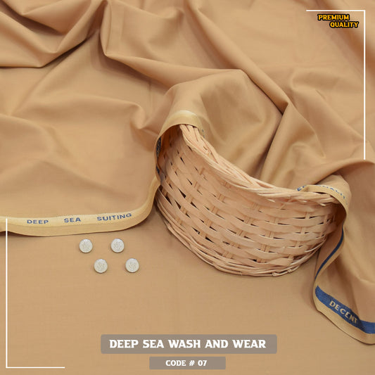 Deep Sea Premium Wash & Wear Fabric