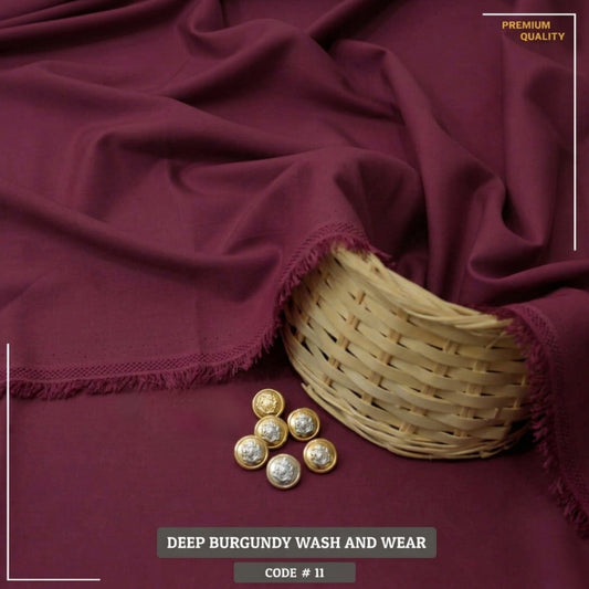 Deep Burgundy Luxury Wash and Wear