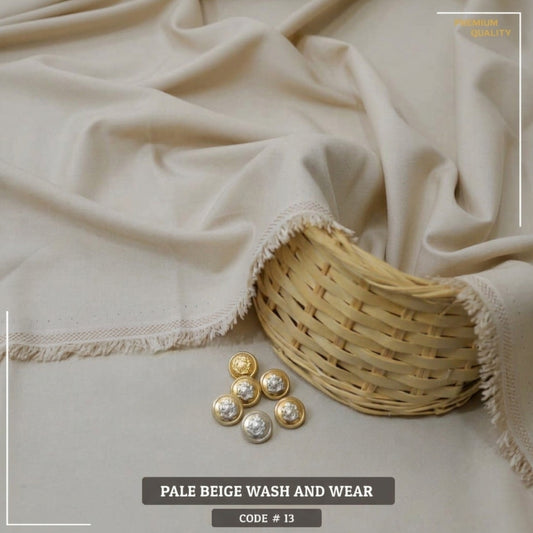 Pale Beige Luxury Wash and Wear