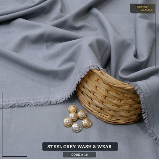 Steel Grey Luxury Wash and Wear