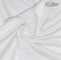 White - Mens Wash and Wear Blended Fabrics
