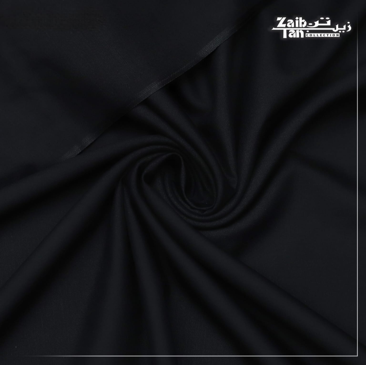 Black - Mens Wash and Wear Blended Fabrics