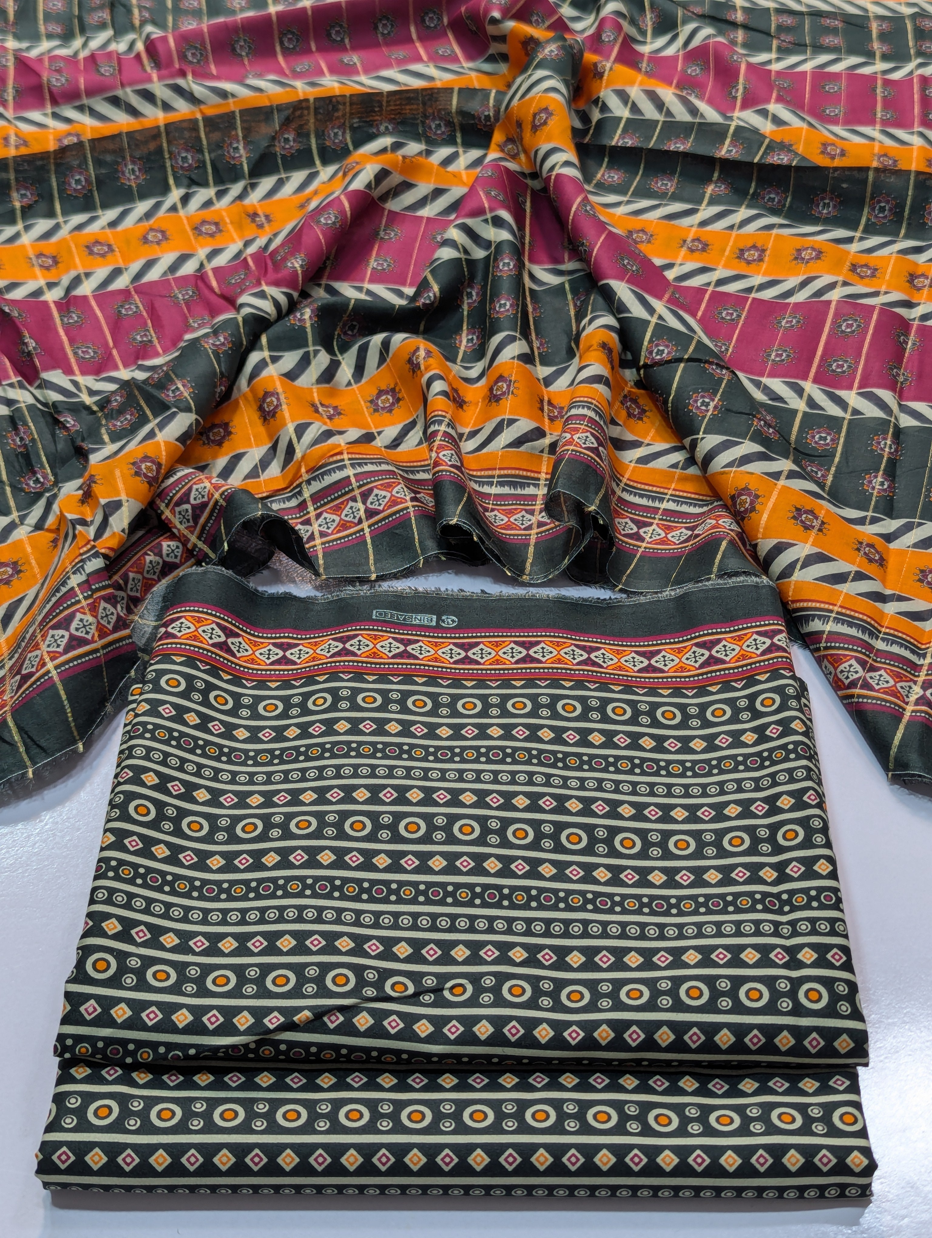 Bin Saeed Lawn 3pc
