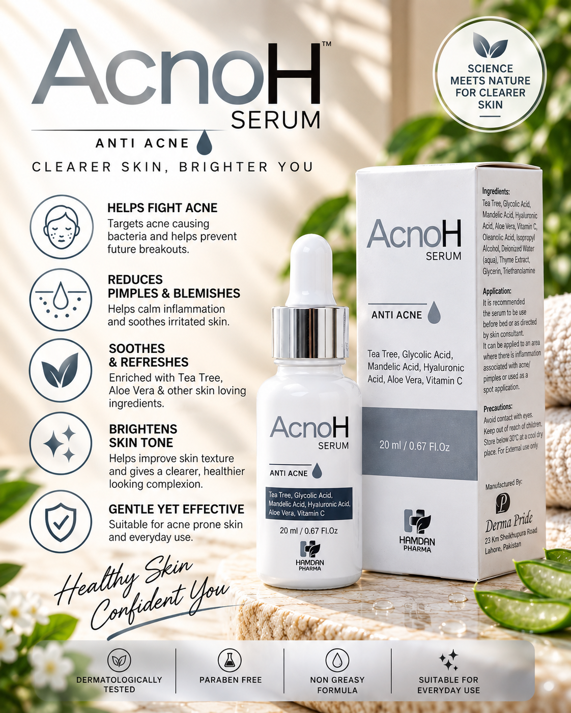 AcnoH Serum – Anti Acne Serum 20ml