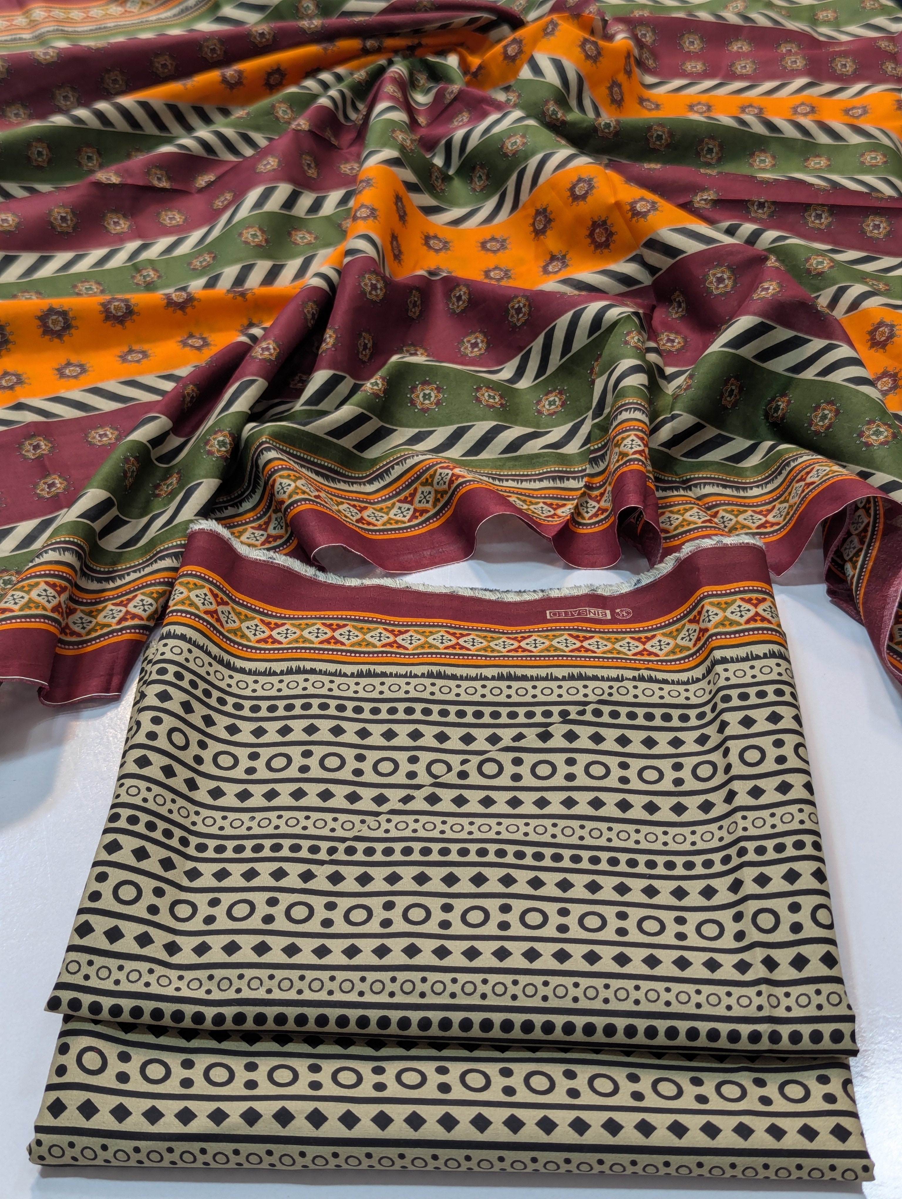 Bin Saeed Lawn 3pc
