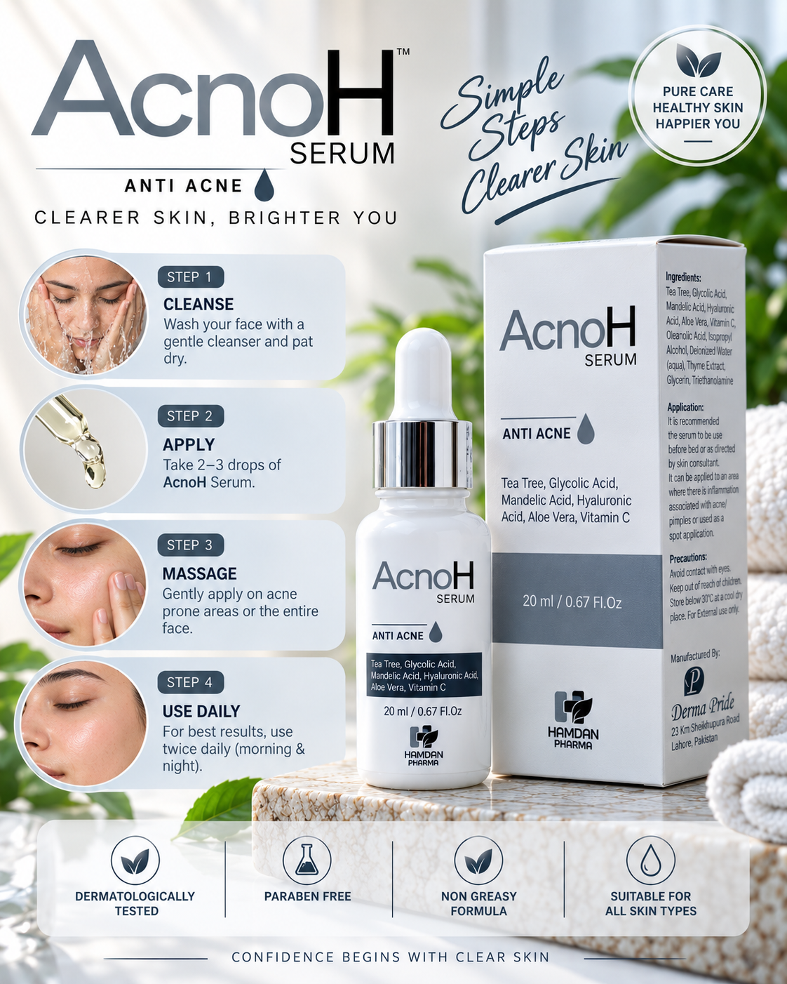 AcnoH Serum – Anti Acne Serum 20ml