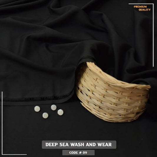 Deep Sea Premium Wash & Wear Fabric