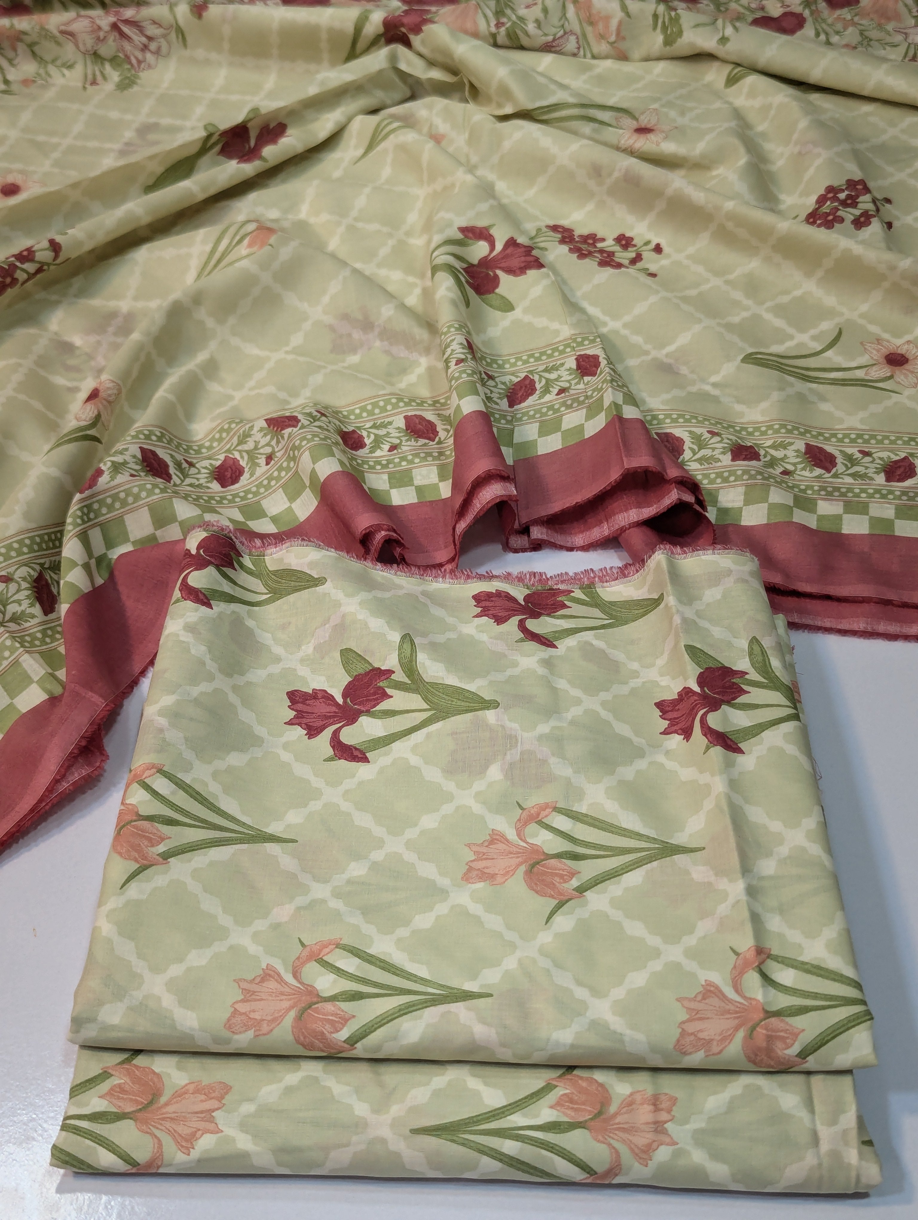 BIN SAEED LAWN 3PC